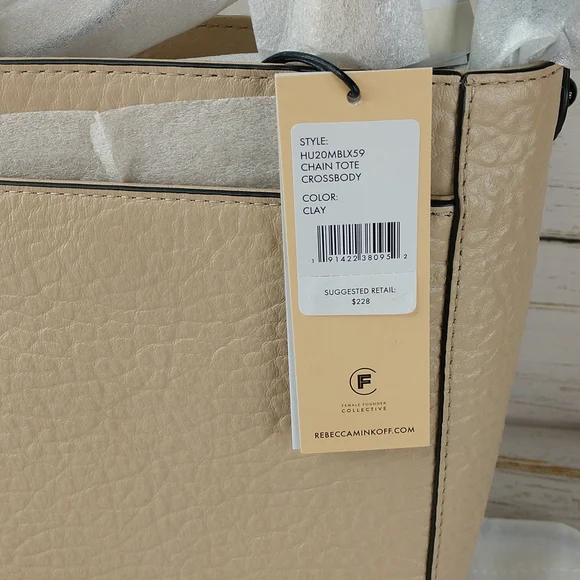 Rebecca Minkoff Chain Tote Crossbody Bag - Picture 8 of 13